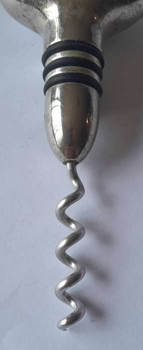 Vintage Solid Metal Sommelier Corkscrew / Bottle Opener.