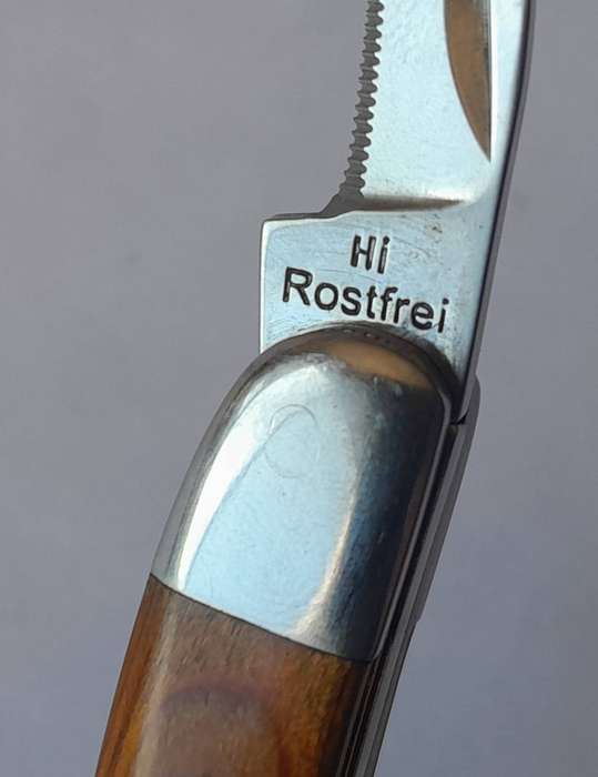 Vintage Cherry Wood Handle Corkscrew / Bottle Opener/ Foil Cutter Sommelier's Tool.