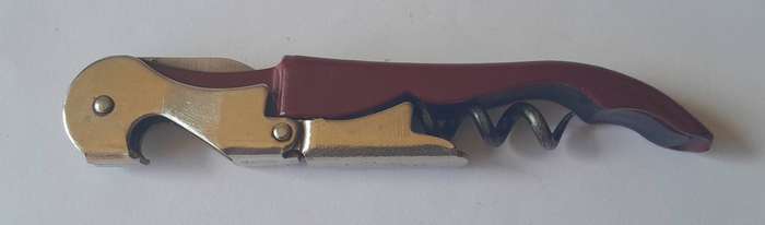 All Metal "KWV Roodeberg" Corkscrew Bottle Opener.