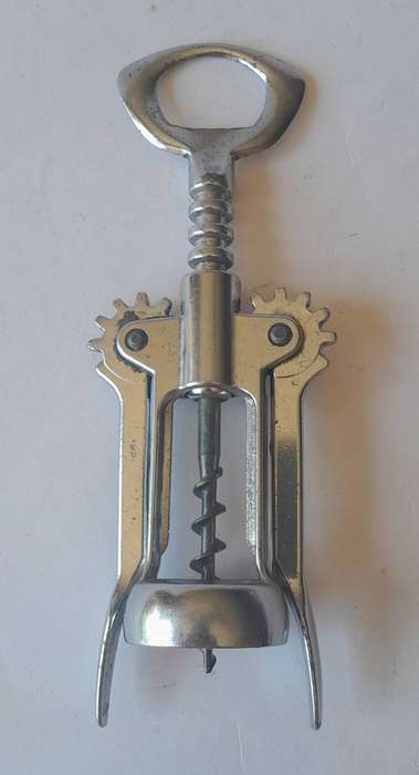 Vintage Italian Lever Corkscrew Bottle Opener.