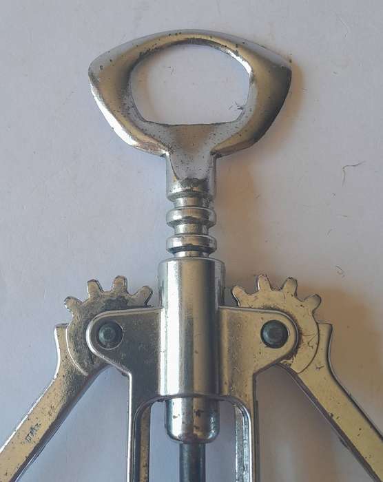 Vintage Italian Lever Corkscrew Bottle Opener.