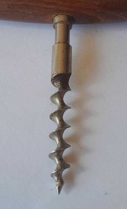 Vintage Wood Handle Corkscrew.