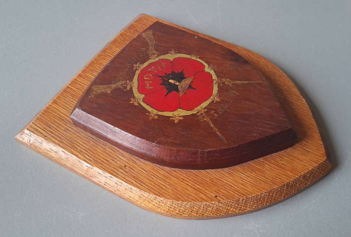 Vintage M.O.T.H "Shellhole" Plaque.  Hand-Painted.
