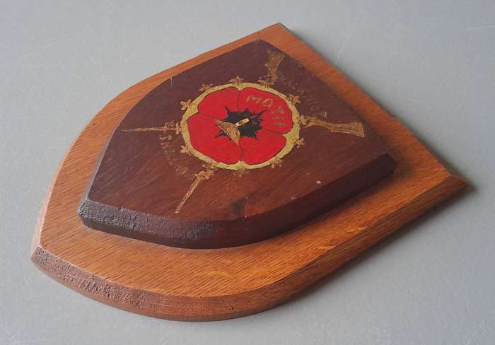 Vintage M.O.T.H "Shellhole" Plaque.  Hand-Painted.
