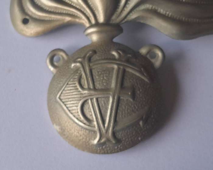 WW2 Italian Fascist Military Police Cap Badge.