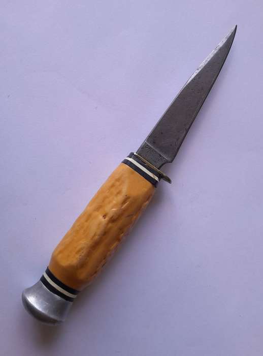 Vintage Carl Schlieper Solingen, Germany Hunting Knife With Stag Horn Handle.