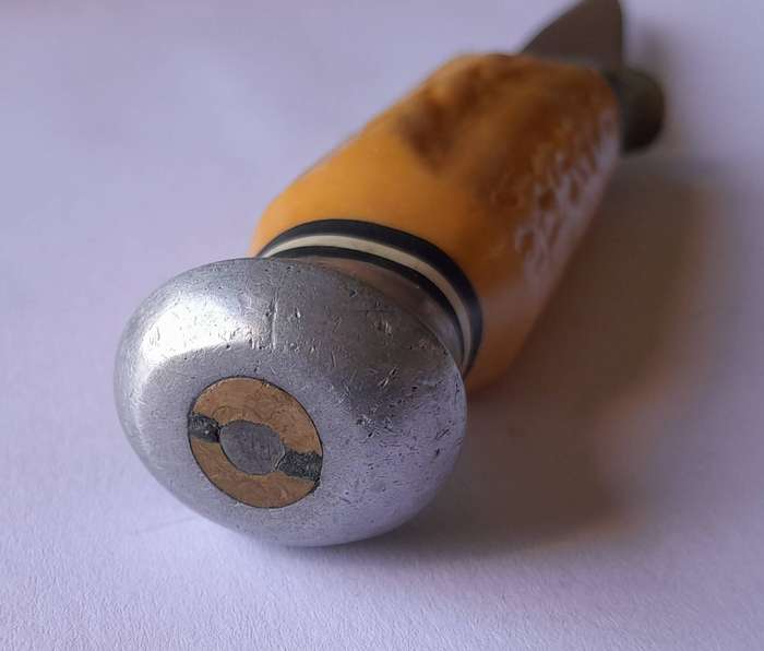 Vintage Carl Schlieper Solingen, Germany Hunting Knife With Stag Horn Handle.