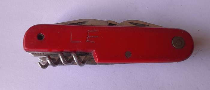 Vintage Swiss Army Style Chinese Multi-Tool Folding Knife.