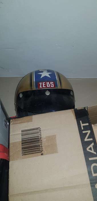 Vintage Zeus  Easyrider Stars & Stripe Motorcycle Helmet