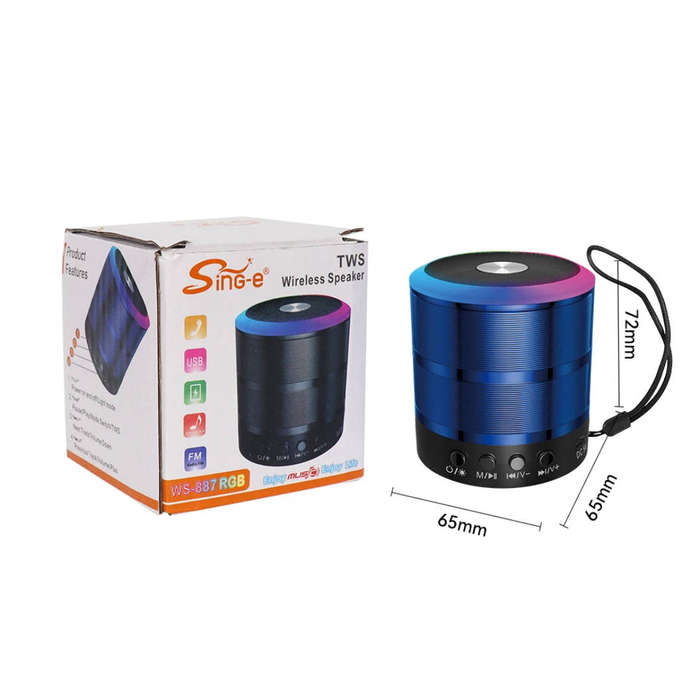 Sing-e WS-887 RGB Wireless Speaker.
