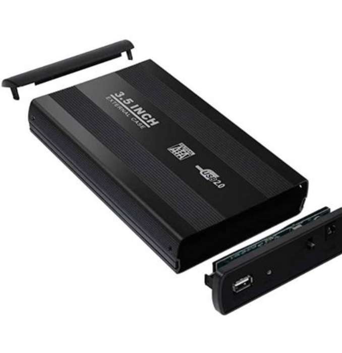 3.5" USB 2.0 SATA Hard Disk Drive External Enclosure Case
