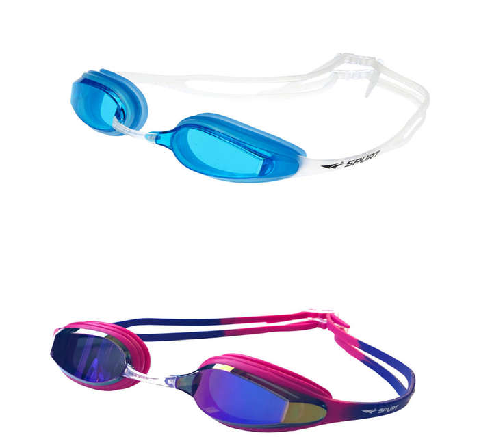 Swimming Goggles Spurt Elite Racer WVN Senior   2 pairs
