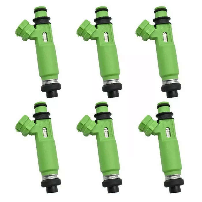 Set of 6 Fuel Injectors 195500-3170 For 1998-03 Mitsubishi Montero sport 3.0L V6