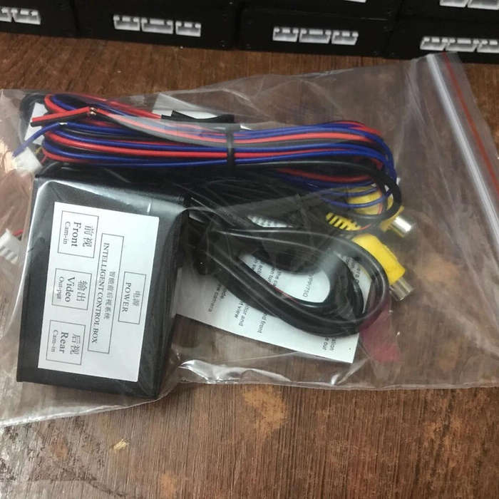 Car Front and Rear View Camera Switch Video 2 Channel Control Box Converter