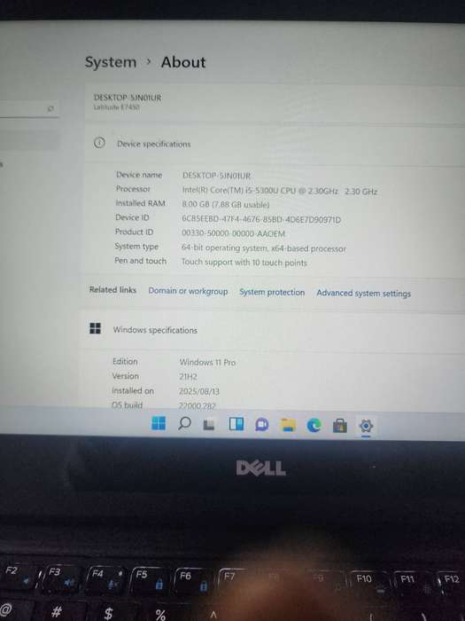 DELL LATITUDE E7450 i5 5TH GEN FULL TOUCH SCREEN BUSINESS ULTRABOOK LAPTOP FOR SALE !!!