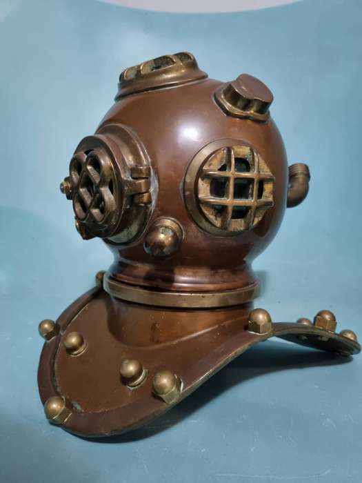 Copper and Brass Diving Helmet