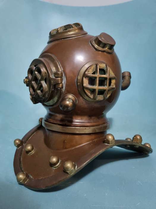Copper and Brass Diving Helmet