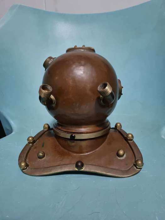 Copper and Brass Diving Helmet