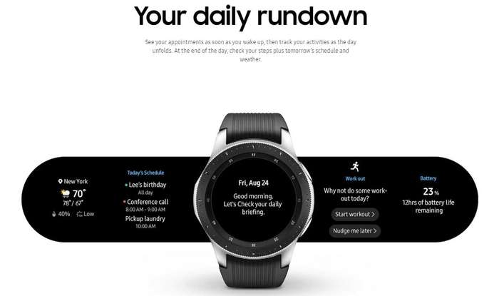 Samsung Galaxy Watch 42mm - Rose Gold (Bluetooth) - SM-R810