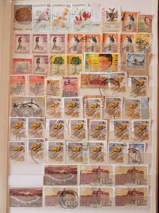 SWA STAMPS USED (BID PER PAGE ,1 BID FOR ALL )