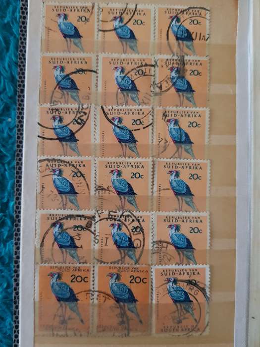 RSA STAMPS USED (BID PER PAGE ,1 BID FOR ALL )