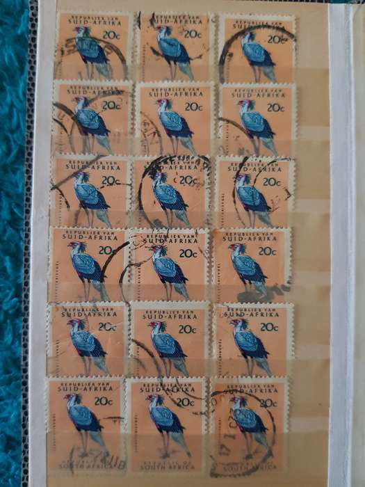 RSA STAMPS USED (BID PER PAGE ,1 BID FOR ALL )