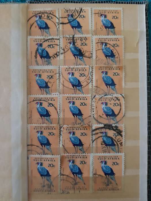 RSA STAMPS USED (BID PER PAGE ,1 BID FOR ALL )