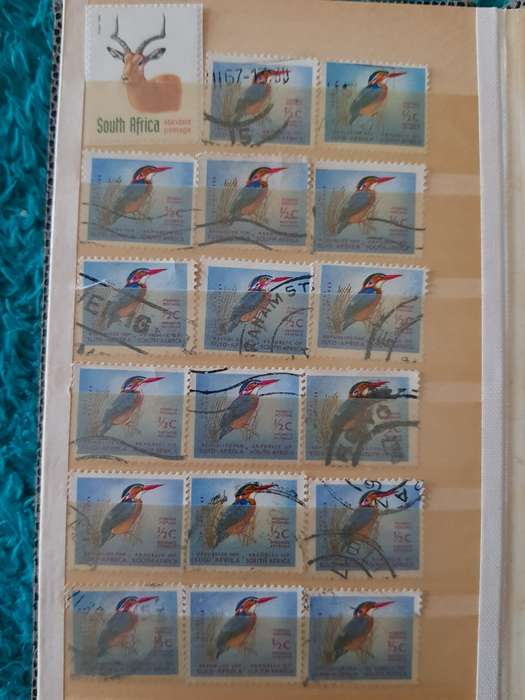 RSA STAMPS USED (BID PER PAGE ,1 BID FOR ALL )