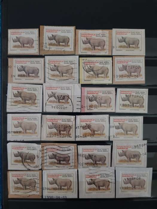 RSA STAMPS USED (BID PER PAGE ,1 BID FOR ALL )