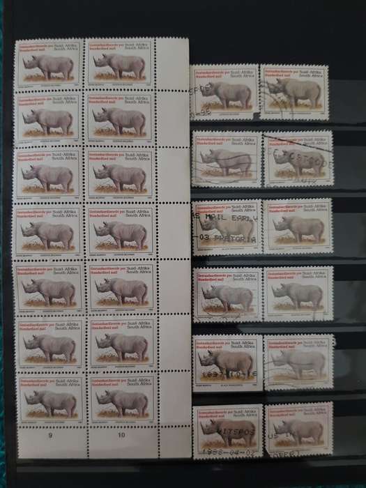 RSA STAMPS USED (BID PER PAGE ,1 BID FOR ALL )