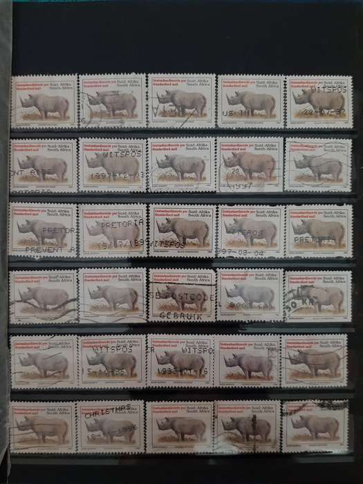 RSA STAMPS USED (BID PER PAGE ,1 BID FOR ALL )