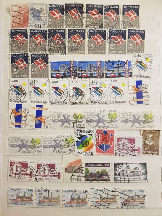 DENMARK STAMPS USED