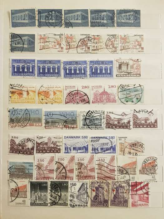 DENMARK STAMPS USED