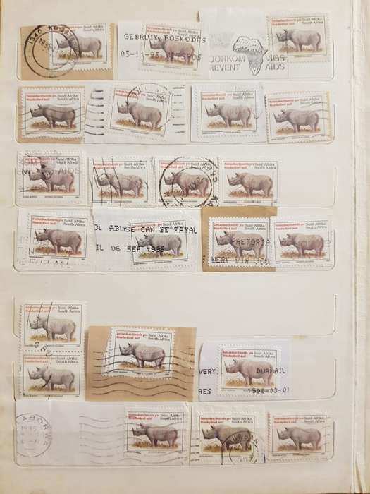 RSA STAMPS USED (BID PER PAGE ,1 BID FOR ALL )