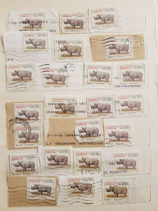 RSA STAMPS USED (BID PER PAGE ,1 BID FOR ALL )