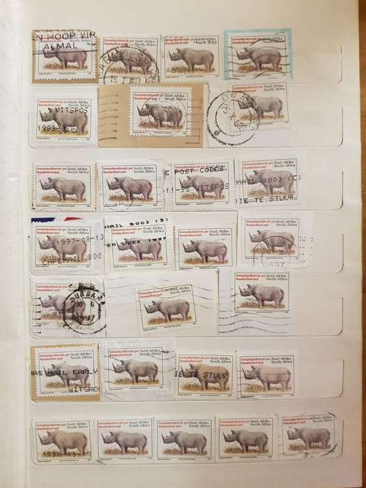 RSA STAMPS USED (BID PER PAGE ,1 BID FOR ALL )