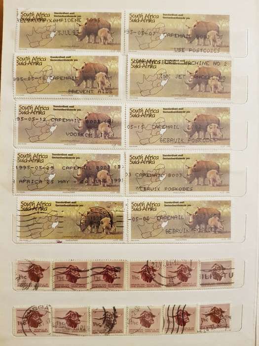 RSA STAMPS USED (BID PER PAGE ,1 BID FOR ALL )