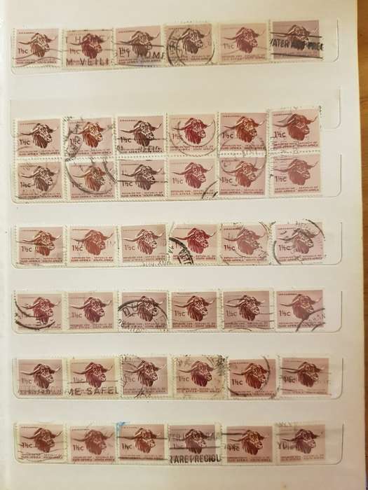 RSA STAMPS USED (BID PER PAGE ,1 BID FOR ALL )
