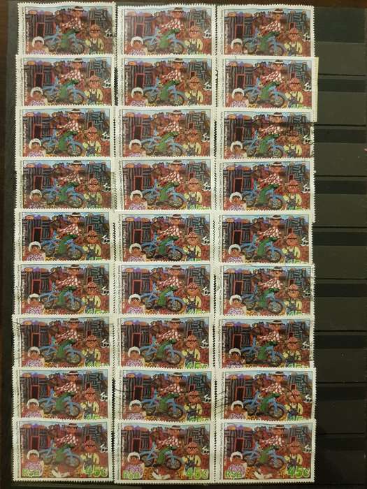 RSA STAMPS USED (BID PER PAGE ,1 BID FOR ALL )