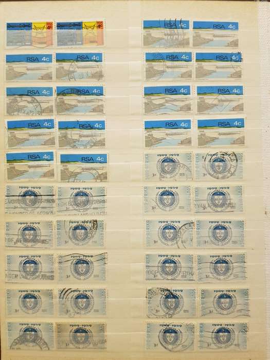RSA STAMPS WITH SOME VERY GOOD POSTMARKS