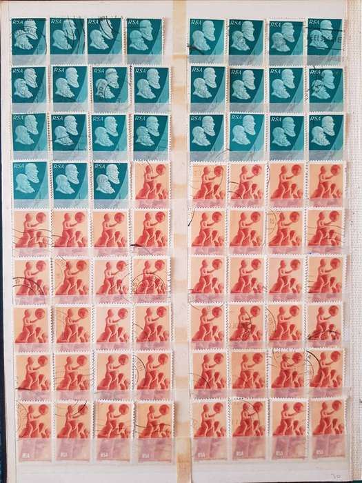 RSA STAMPS WITH SOME VERY GOOD POSTMARKS