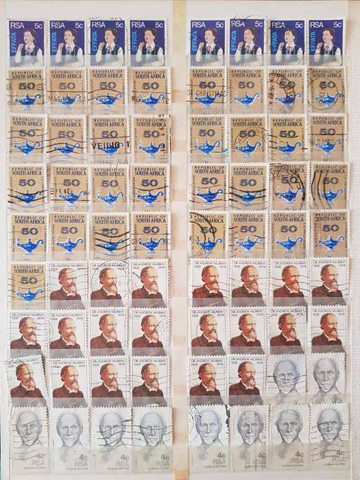RSA STAMPS WITH SOME VERY GOOD POSTMARKS