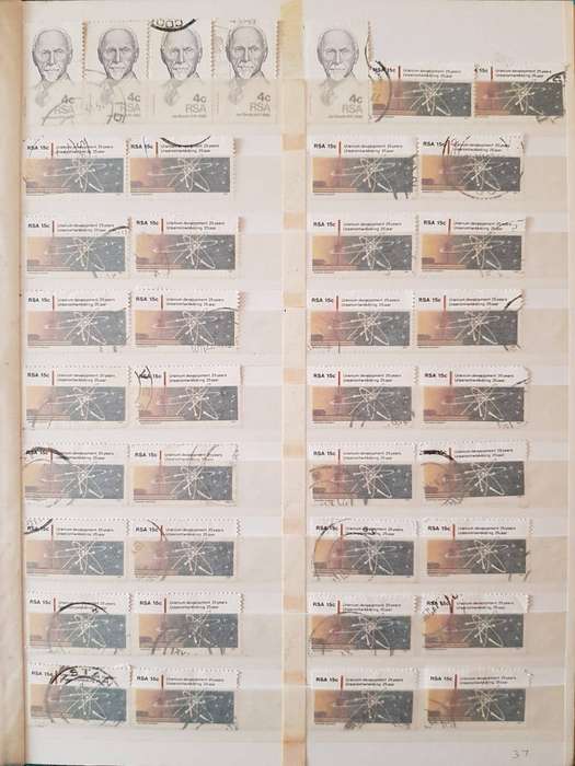 RSA STAMPS WITH SOME VERY GOOD POSTMARKS