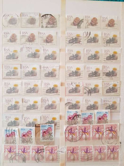 RSA STAMPS WITH SOME VERY GOOD POSTMARKS
