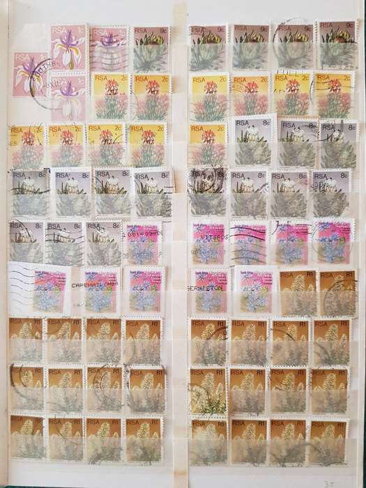 RSA STAMPS WITH SOME VERY GOOD POSTMARKS