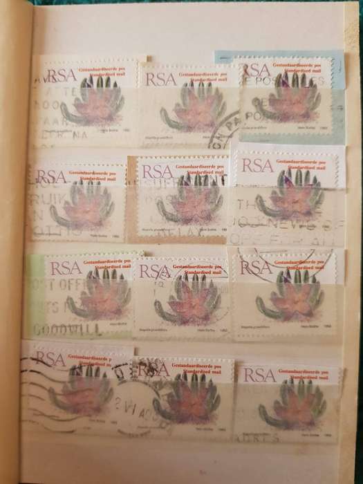 RSA STAMPS WITH SOME VERY GOOD POSTMARKS