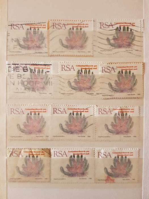 RSA STAMPS WITH SOME VERY GOOD POSTMARKS