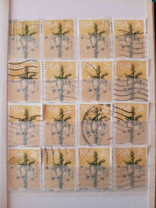 RSA STAMPS WITH SOME VERY GOOD POSTMARKS