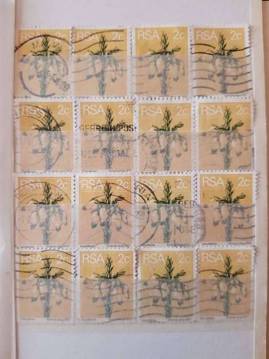 RSA STAMPS WITH SOME VERY GOOD POSTMARKS
