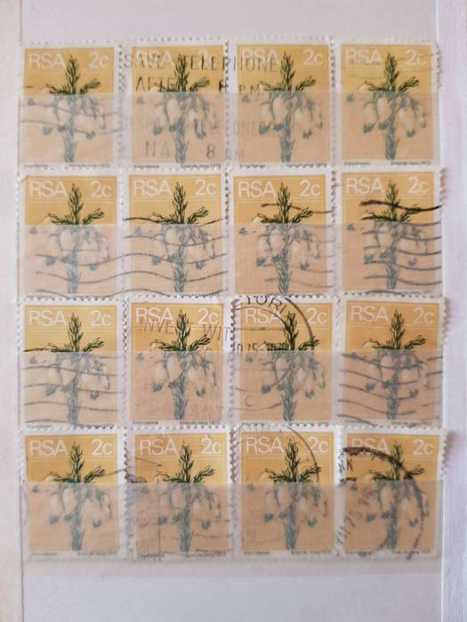 RSA STAMPS WITH SOME VERY GOOD POSTMARKS